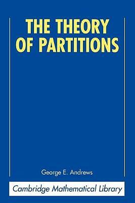 The Theory of Partitions Andrews Paperback Cambridge University Press