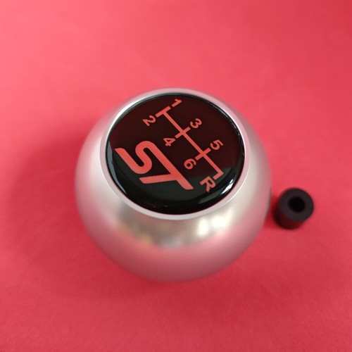 CHROME 6SP SHORT BALL SHIFT GEAR KNOB for FOCUS MK2 MK3 MK4 FIESTA MK7 MK8 ST RS - Picture 5 of 6