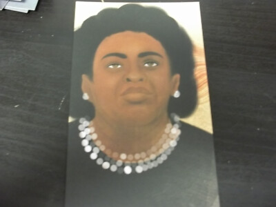 Postcard Brave Black First Fannie Lou Hamer, Activist, orator & community organi