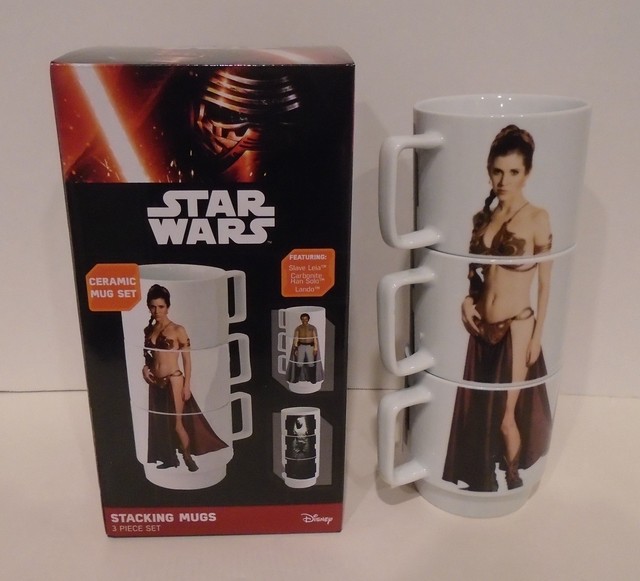 Underground Toys Stacking Slave Leia Han in Carbonite Lando Star Wars Home Mugs for sale online