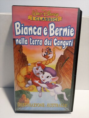Vhs Bianca E Bernie Nella Terra Dei Canguri Excellent Condition