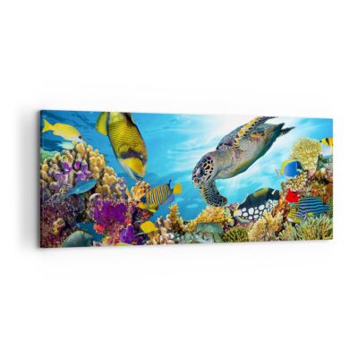 Deco Cadre Décoration Salon Art Déco Morceau Moderne Moderne Impression sur Toile 120x50cm Image Tableau Decoration Murale Chambre Panoramique Art