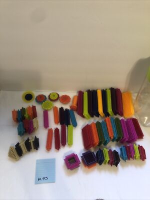 B You Just B Bristle Blocks With Case Bristol Block  64 peices