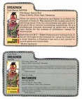 G.I. JOE ARAH Series 4 (1985) Dreadnok RIPPER Original Vintage Filecards