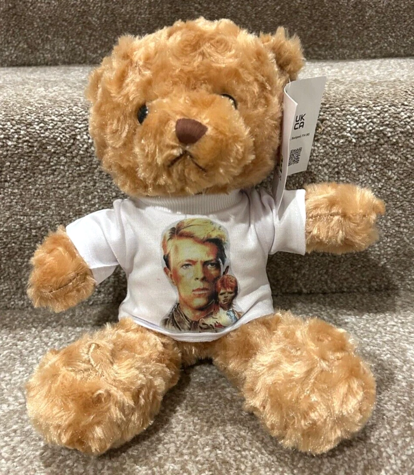 DAVID BOWIE soft and cuddly TEDDY BEAR