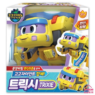 Gogo Dino Heavy Equipment Team TRIXIE Dino Transformer Robot 2023