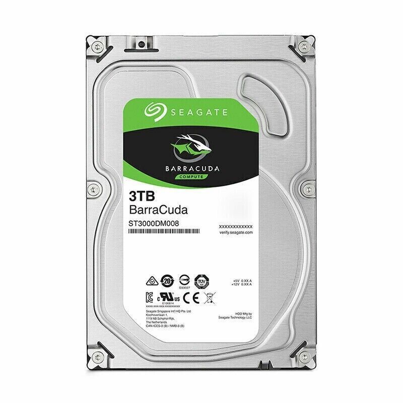 Seagate シーゲート ST3000DM008（3.5 HDD 3TB） Seagate ST3000DM008 BarraCuda 3TB Internal 3.5