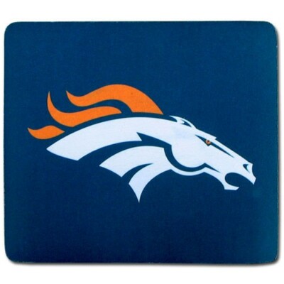 Denver Broncos Computer Mouse Pad NFL Neoprene Football Sports Design Team Logo