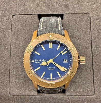 Christopher Ward C60 Trident Pro 600 Bronze Wristwatch 38mm | eBay