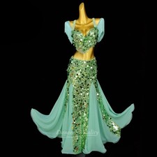 Belly Dancing Performance Suit for Oriental Dance Competition Clothing