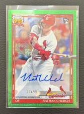2026 Topps Chrome Series 1 - Nathan Church Auto Rookie 23/99 #91C-45
