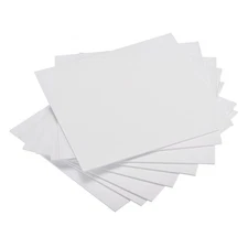 8 Pack 9.84 x 9.84" 3mm Thickness EVA Foam Sheets for Arts White