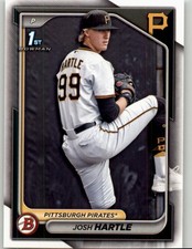 2024 Bowman Draft Josh Hartle #BD-3 Pittsburgh Pirates