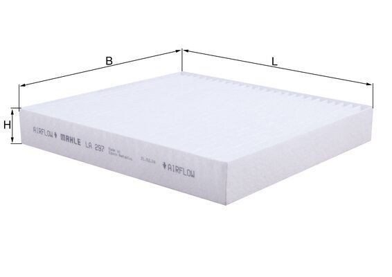Mahle Filter, Innenraumluft La 297 FüR Alfa Romeo Ferrari-image