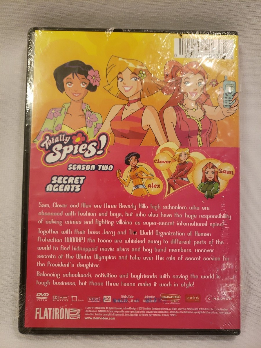 Totally Spies Secret Agents Season Two (DVD, 2013) 25192206382| eBay
