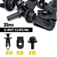 For INFINITI Body Bolts & U-nut Clips - Engine M6 Under Cover Splash Shield US