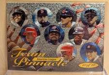 1997 Pinnacle ALL TEAM #10 Ken Griffey Jr Thomas Chipper Bonds RARE DUFEX INSERT