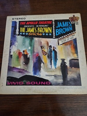JAMES BROWN  IN PERSON AT THE APOLLO THEATRE  1963 VG LP KING, 826 