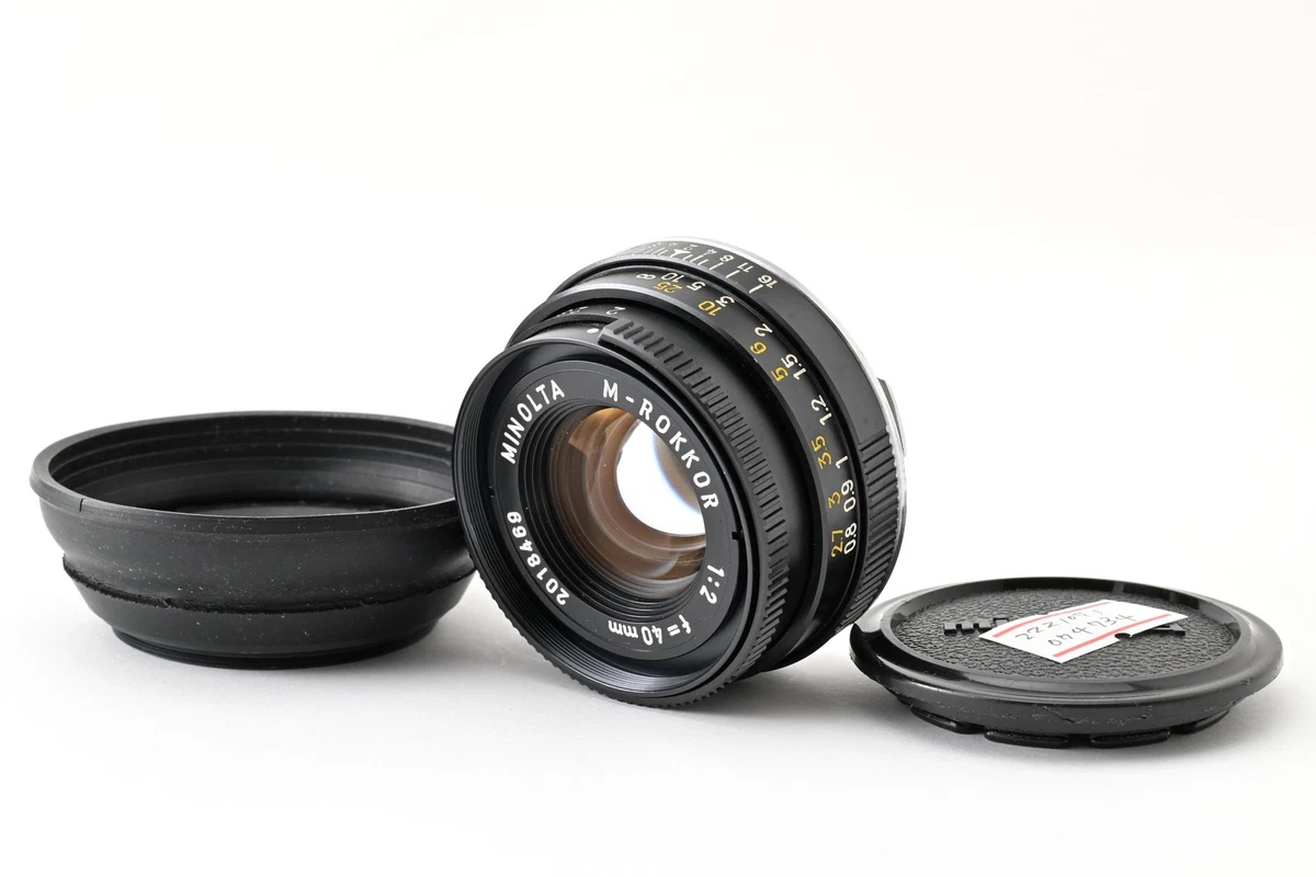 Minolta M Rokkor 40mm F2 for sale | eBay