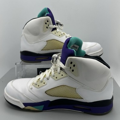 2012 Nike AIR JORDAN Retro 5 Grape 136027-100 Mens Size 13 | eBay