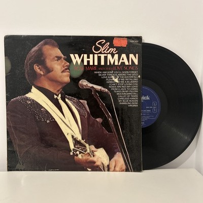Slim Whitman Rose Marie and Other Love Songs 12'' Vinyl LP Record Vintage Country