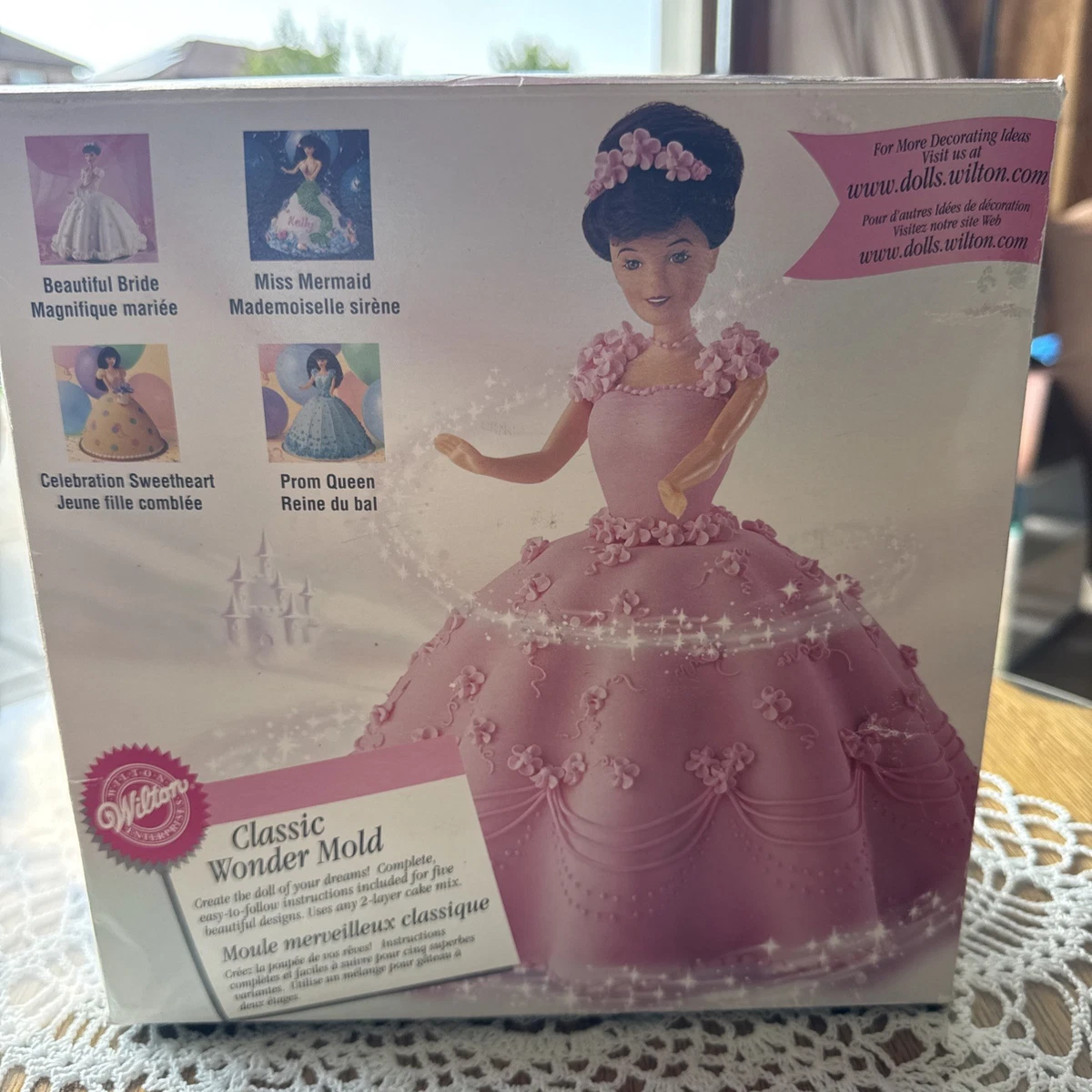wilton classic wonder mold doll dress Wilton Novelty Cake Tin Wonder Mould Doll 203X127mm