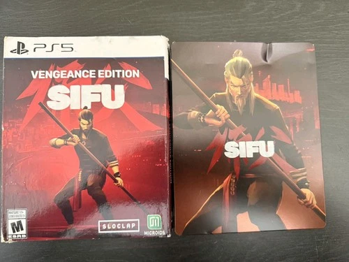 Microids Sifu Vengeance Edition PS5 Game + Art Book + Postcards + SteelCase