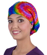 Euro Style Riley Comfort Scrub Cap - Tie Dye