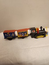 Vintage Wind Up ZIG-ZAG Western COMIC EXPRESS TIN TOY TRAIN Works