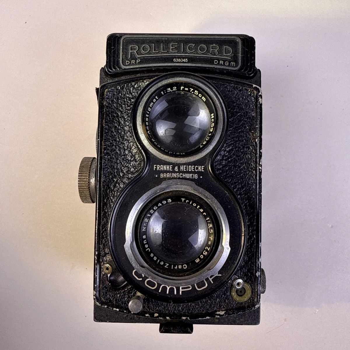 Appareil Photo Vintage Rolleicord Carl Zeiss Triotar 3.5/7.5 (Occasion, Non Testé)
