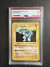 Pokémon Card 1999 Base Set  MACHOKE  34/102  PSA 3.5