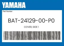 Yamaha Genuine Cover, Side 1 - Bat-24129-00-P0