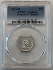 1891-O Seated Liberty Dime--PCGS Graded AU Detail--Scratch