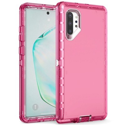 Case For Samsung Galaxy Note 10+ 5G Shockproof Cell Phone Cover Translucent Rose