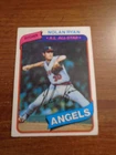 1980 Topps Nolan Ryan card#580- Angels