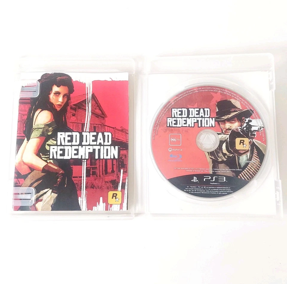 Red Dead Redemption (Sony PlayStation 3, 2010) With Manual | No Map VGC  - Image 4 of 4