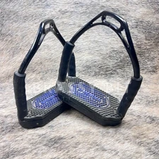 4 1/2" Herm Sprenger Bow Balance English Stirrup Irons