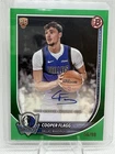 2025-26 Bowman Basketball Cooper Flagg #RVA-CF Green Paper Auto /99 MAVERICKS!