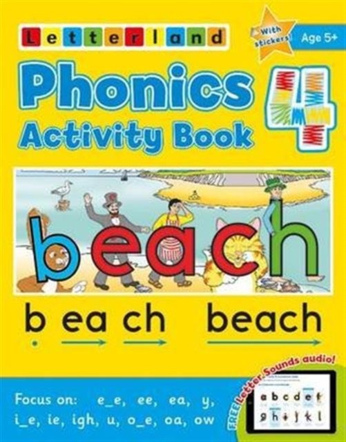 Phonics Activity Book 4 by Lisa Holt (Paperback Book)