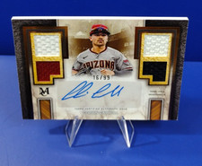 2025 Topps Museum Collection #SPQRA-CC Corbin Carroll Quad Relic Auto /99
