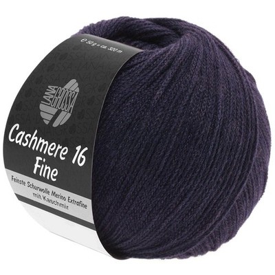 Wolle Kreativ! Lana Grossa - Cashmere 16 Fine - Fb. 12 nachtblau 50 g