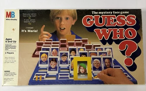 Guess Who? Milton Bradley Vintage 1991 Complete With Box
