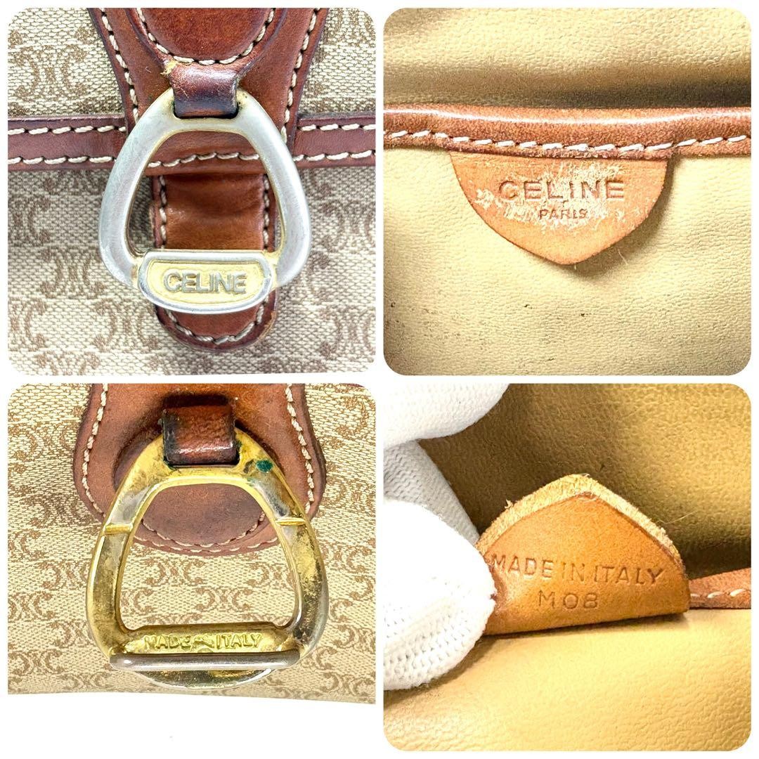 Rare Popular CELINE Macadam Pattern Shoulder Bag … - image 12