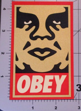 SHEPARD FAIREY Obey Giant Sticker 2.75X4.25