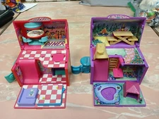 Vintage 1995 Mini Pound Puppies Diner & Camp Playset NO ACCESSORIES Galoob