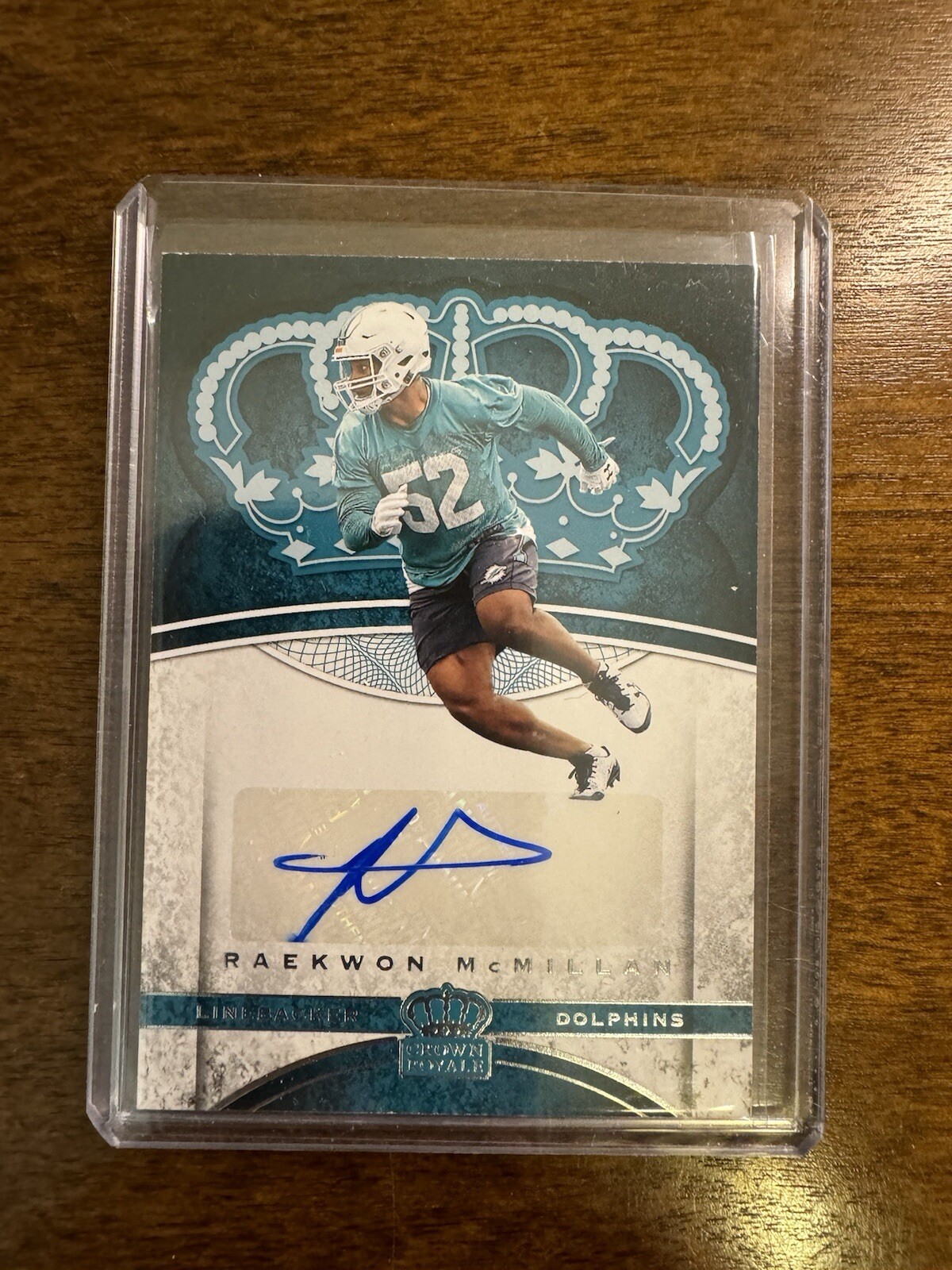 Raekwon McMillan Panini Crown Royale Rookie Autographs #31 Base