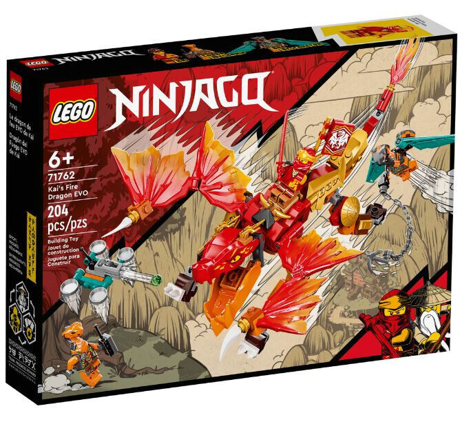 LEGO NINJAGO 71762 - Dragón del Fuego EVO de Kai