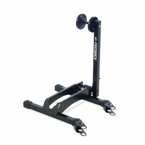 Bicycle Storage Stand w/ Springloaded Arm for Easy Hold of Rear Or