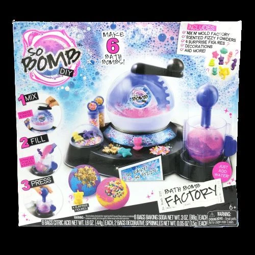 So Bomb DIY Badebombe Fabrik mehrfarbig duftend 6 sprudelnde Badebomben brandneu - Bild 1 von 12