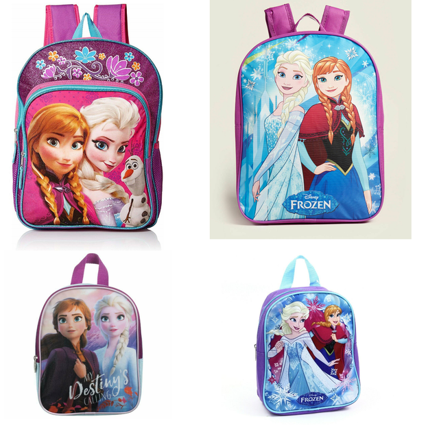Frozen Elsa Anna Girls School Backpack Lunch box Book Bag Kids Toddler